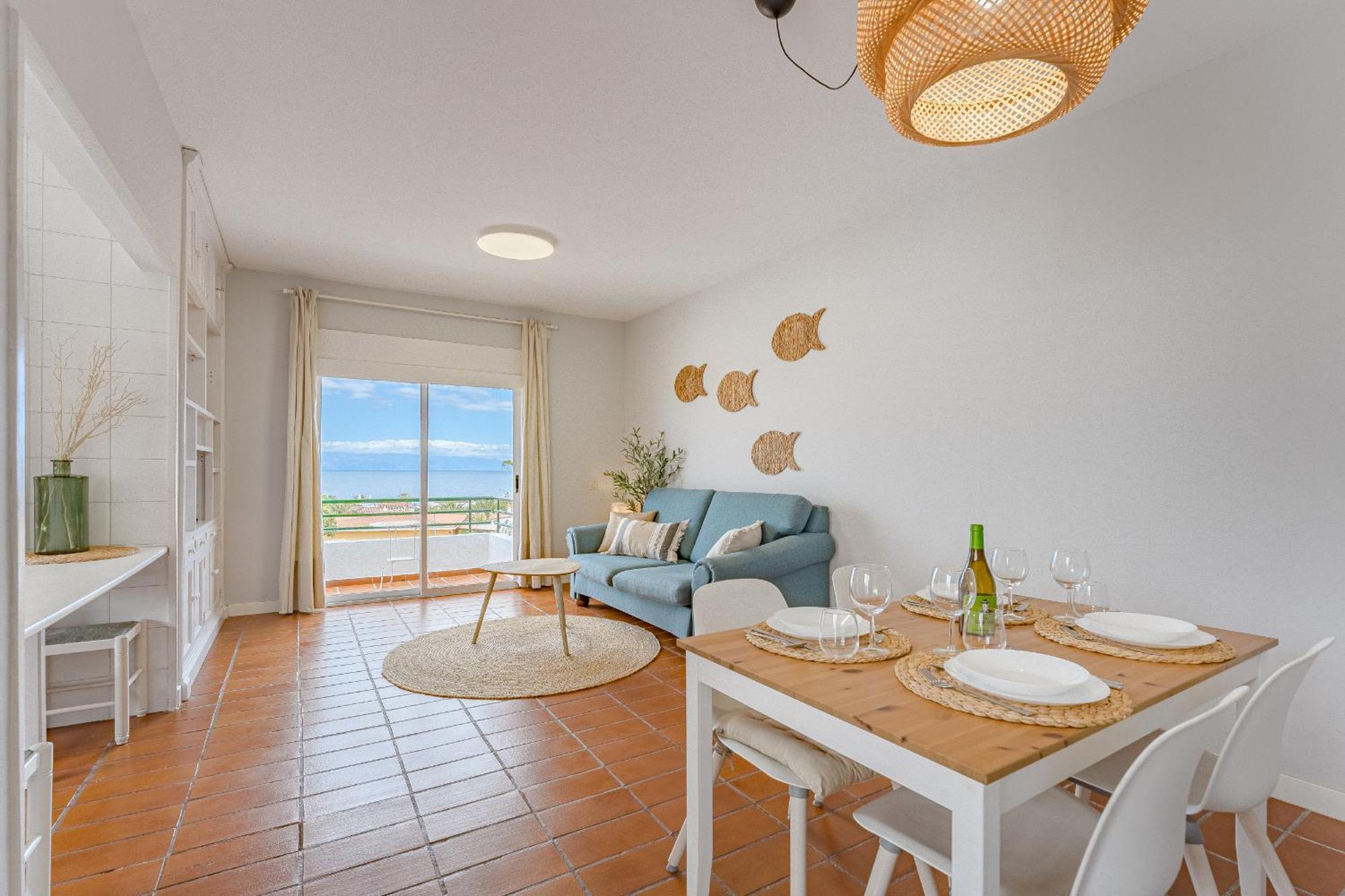 2Bdr Ocean View & Large Private Terrace In Puerto De Santiago Lejlighed Puerto de Santiago  Eksteriør billede